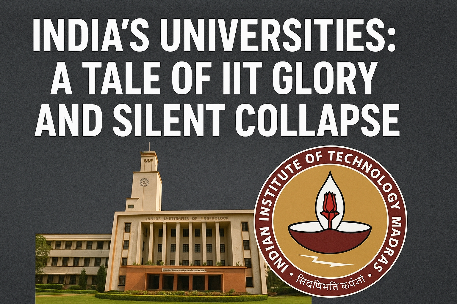 India’s Universities: A Tale of IIT Glory and Silent Collapse