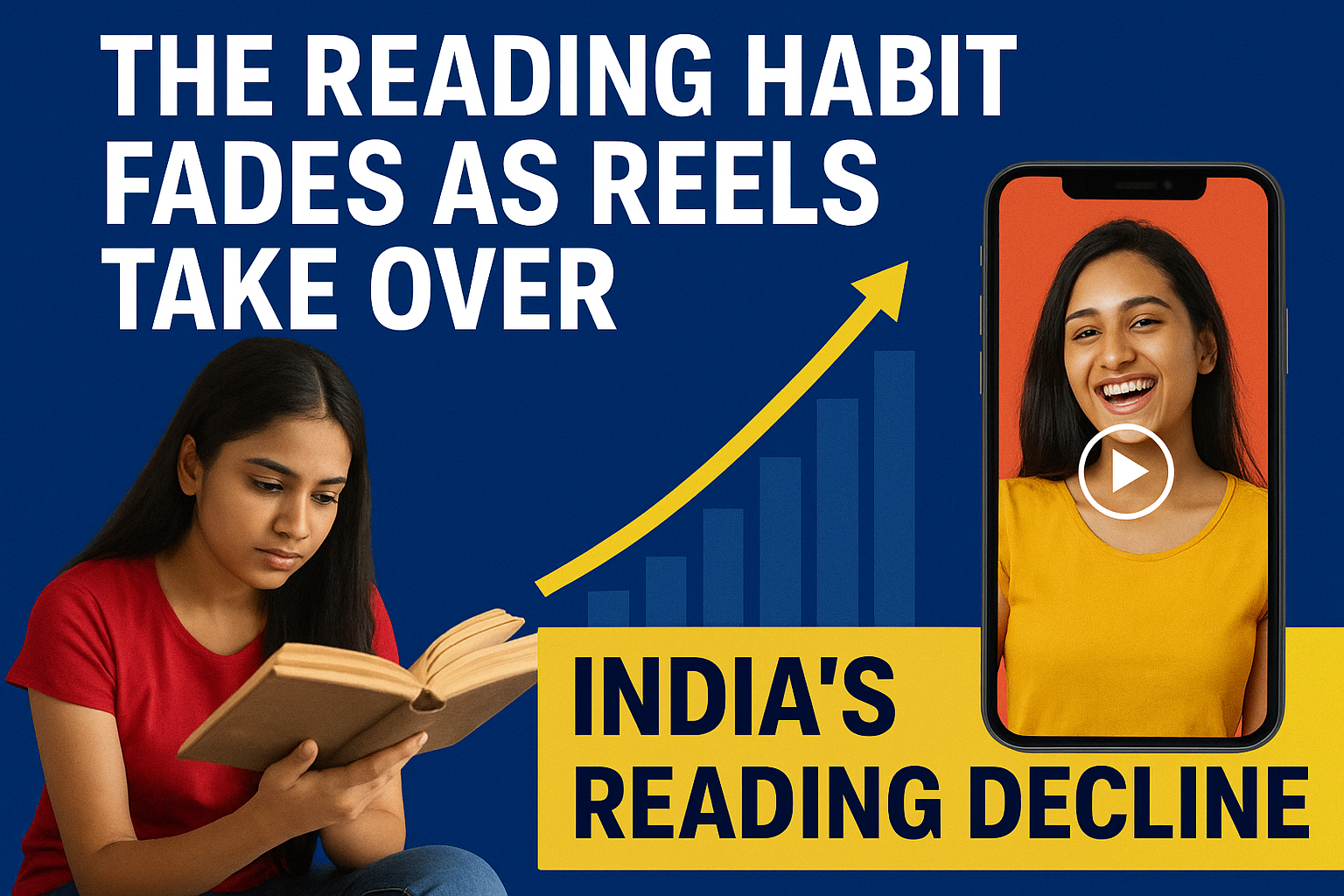 The Reading Habit Fades as Reels Take Over