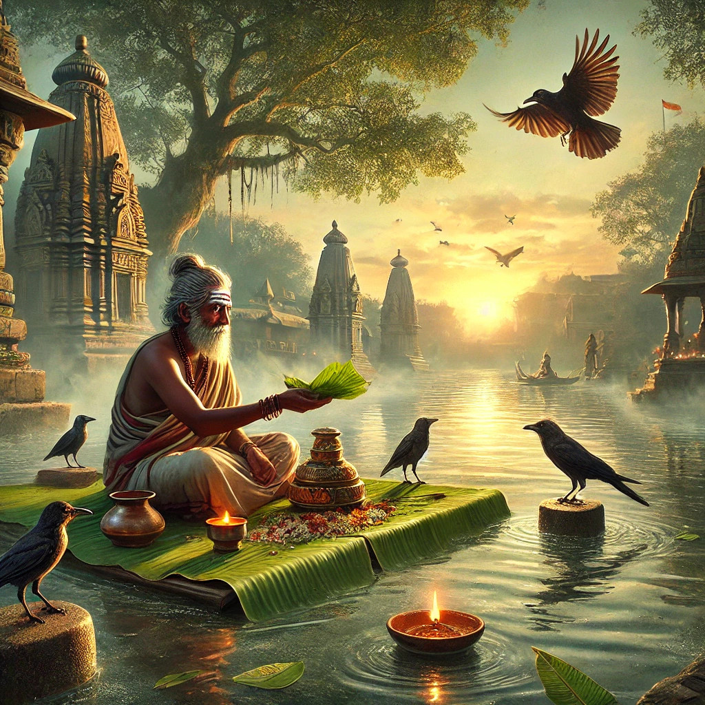 Pakde Ritual InsightfulTake | Pitru Paksha or Shraddh Paksha is a Unique Ritual in ...