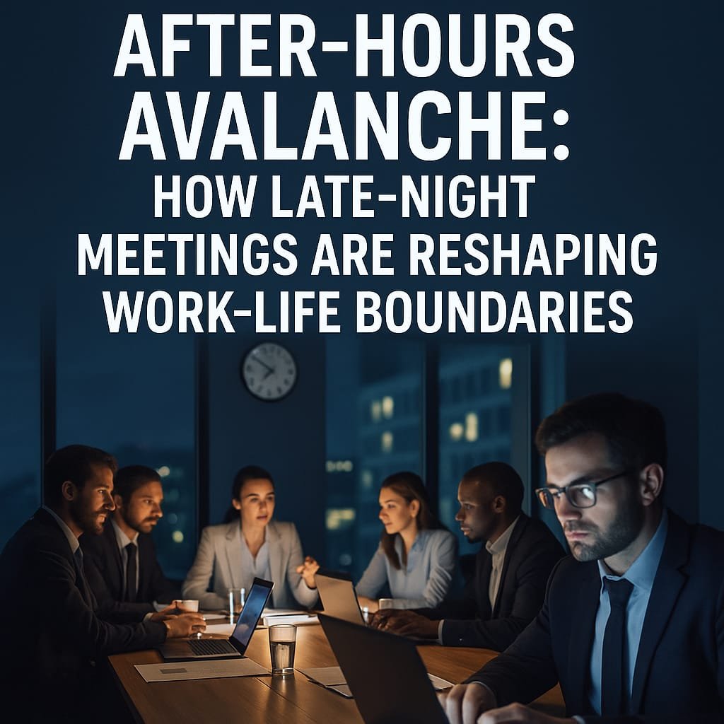 Late-Night Meetings Surge 16%: Microsoft Data Shows Work-Life Balance Is Crumbling