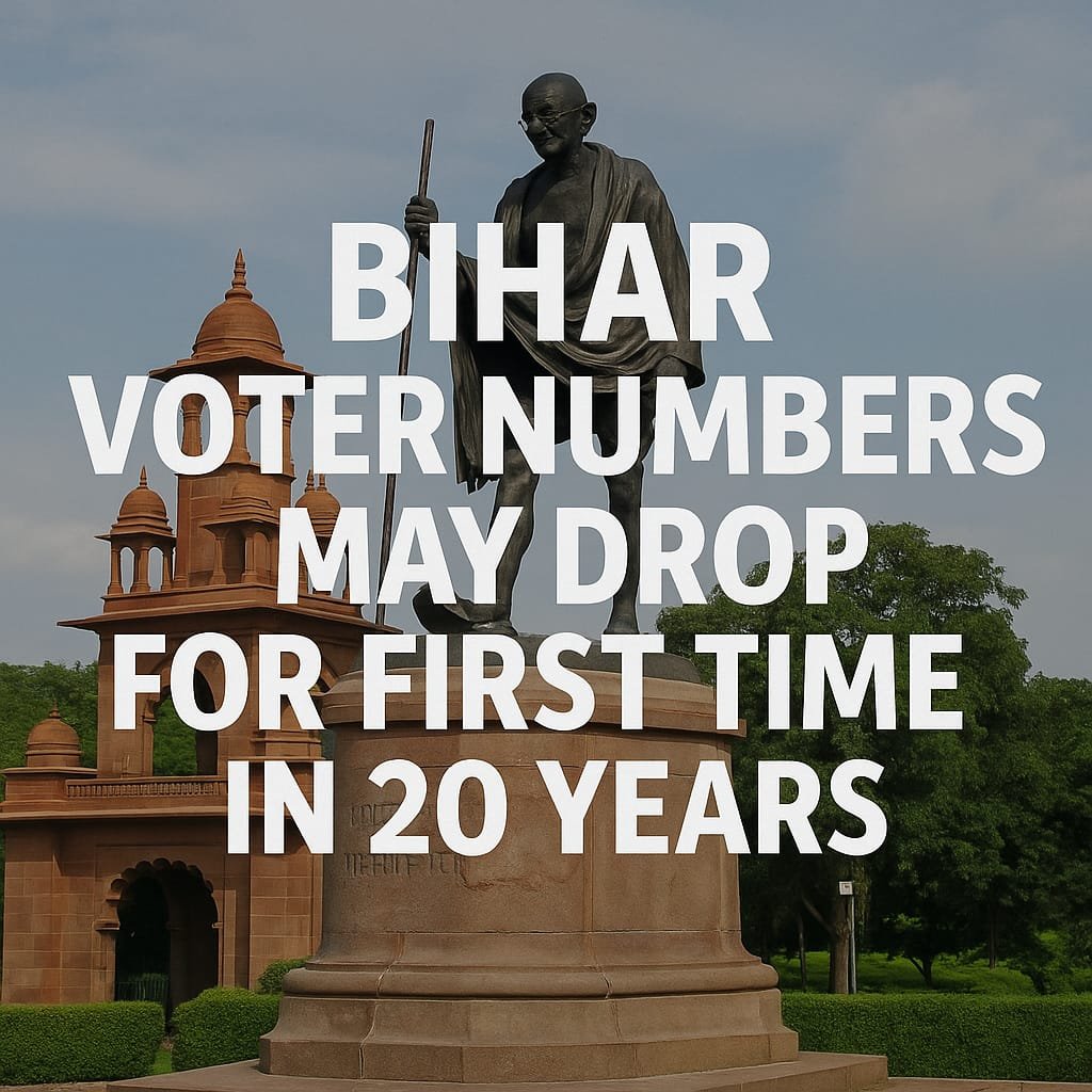 Voter Count in Bihar Drops for the First Time in Two Decades