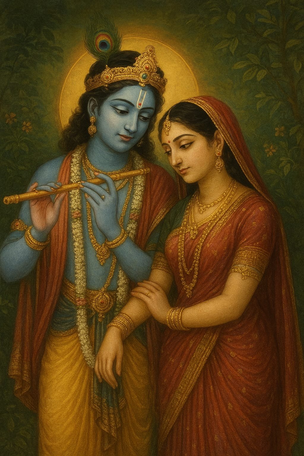 राधा और कृष्ण का अनंत प्रेम