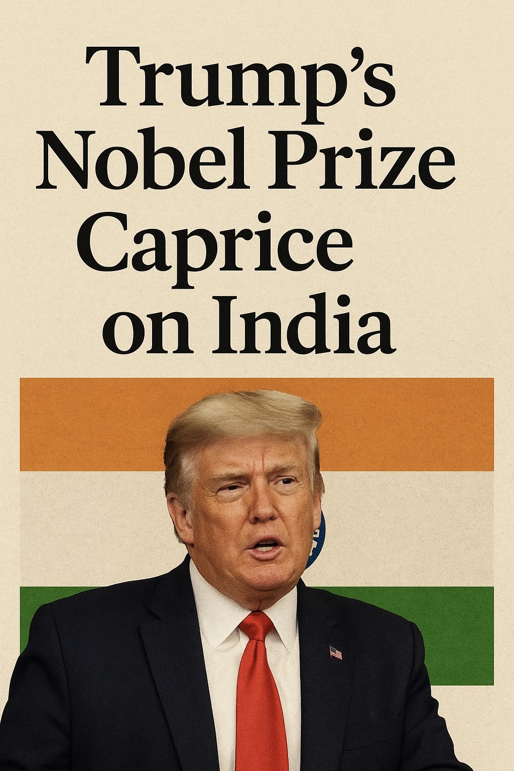 Trump’s Nobel Fixation and Its Strain on US–India Ties