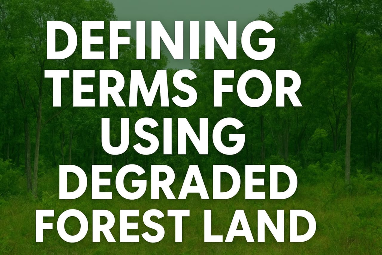 India’s Green Policy Gets Teeth: Strict Terms Set for Degraded Forest Land Use