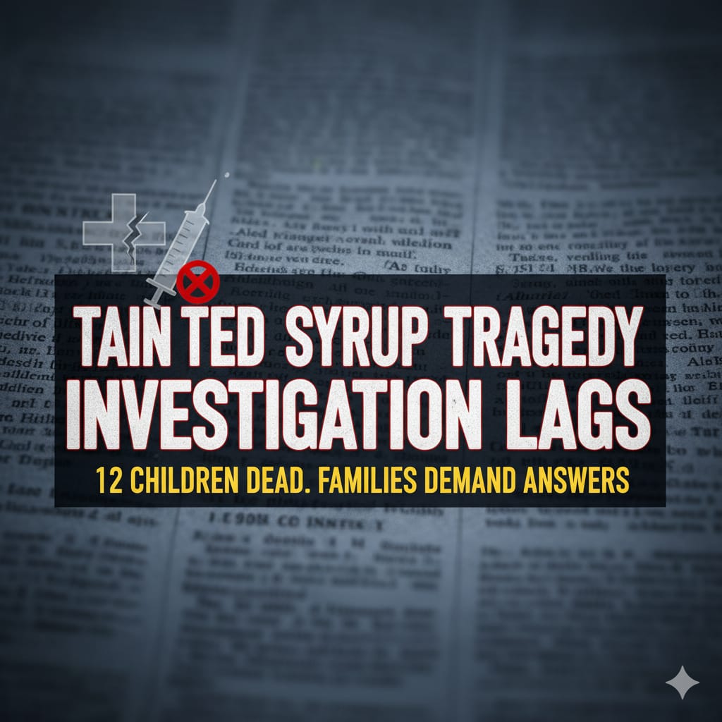 Tainted Syrup Tragedy: Killer Cough Medicine Investigation Lags