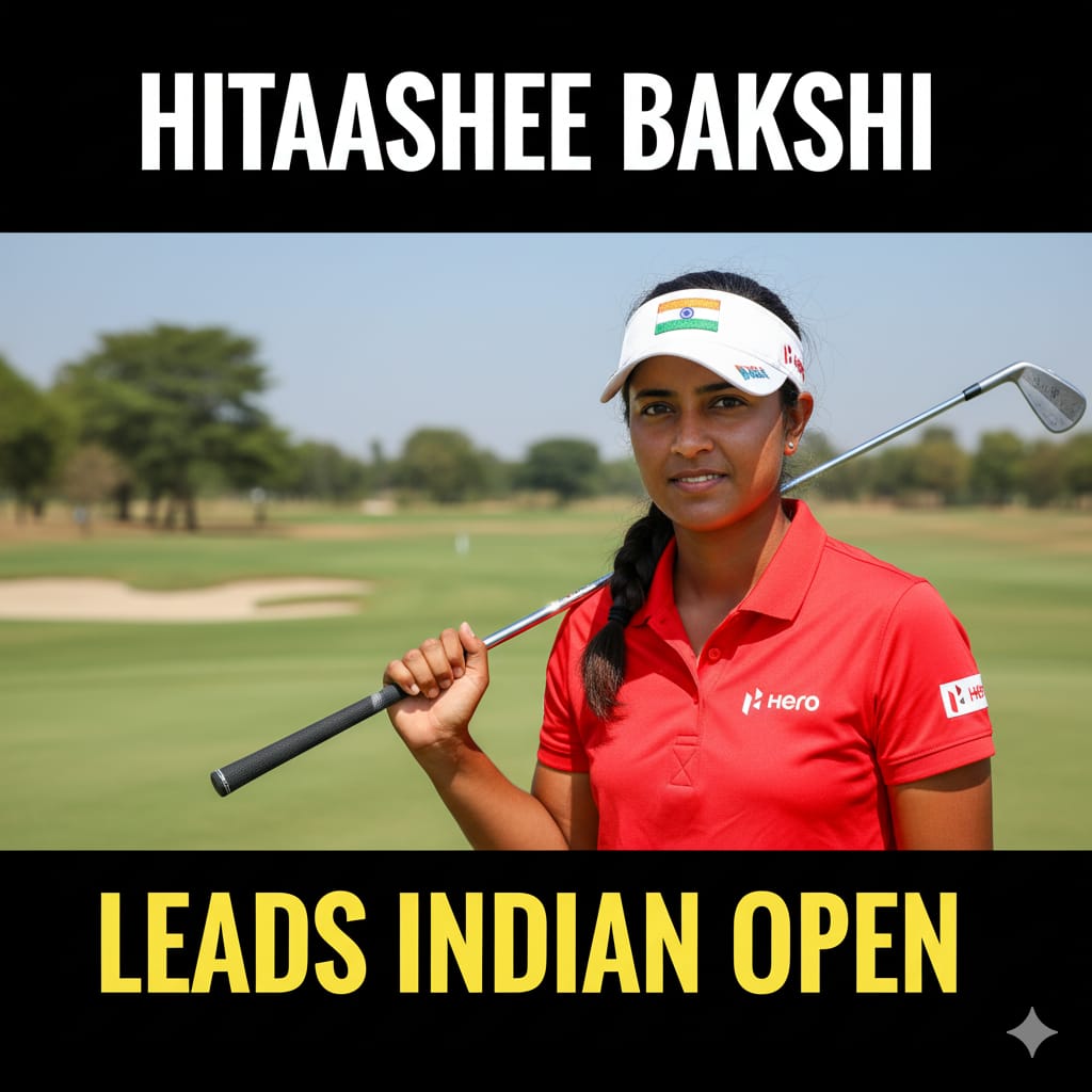 Hitaashee Bakshi Soars to Lead at Women's Indian Open as Homegrown Talent Shines