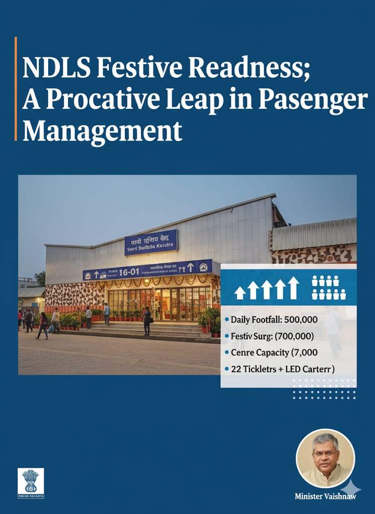 NDLS Festive Readiness: A Smart Leap in Passenger Comfort and Management