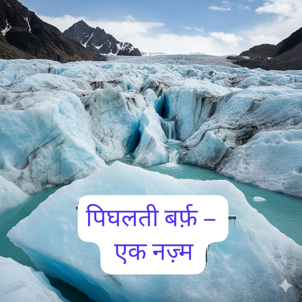 पिघलती बर्फ़ – एक नज़्म