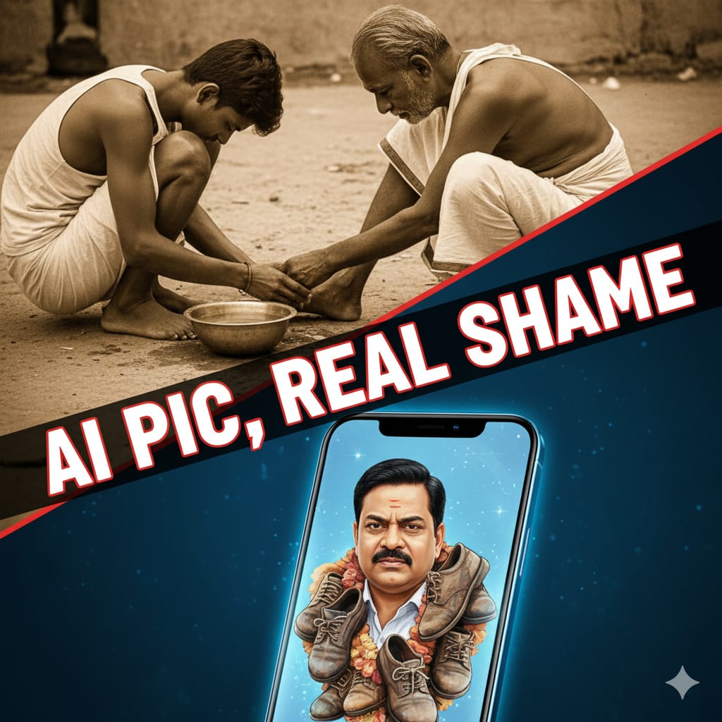AI Image Turns into Ritual Punishment: Man Forced to Drink Foot-Wash Water in India