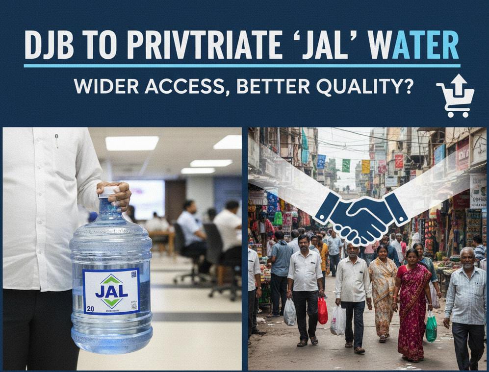 Delhi Jal Board Considers Privatizing 'JAL' Bottled Water Service to Enhance Quality and Reach