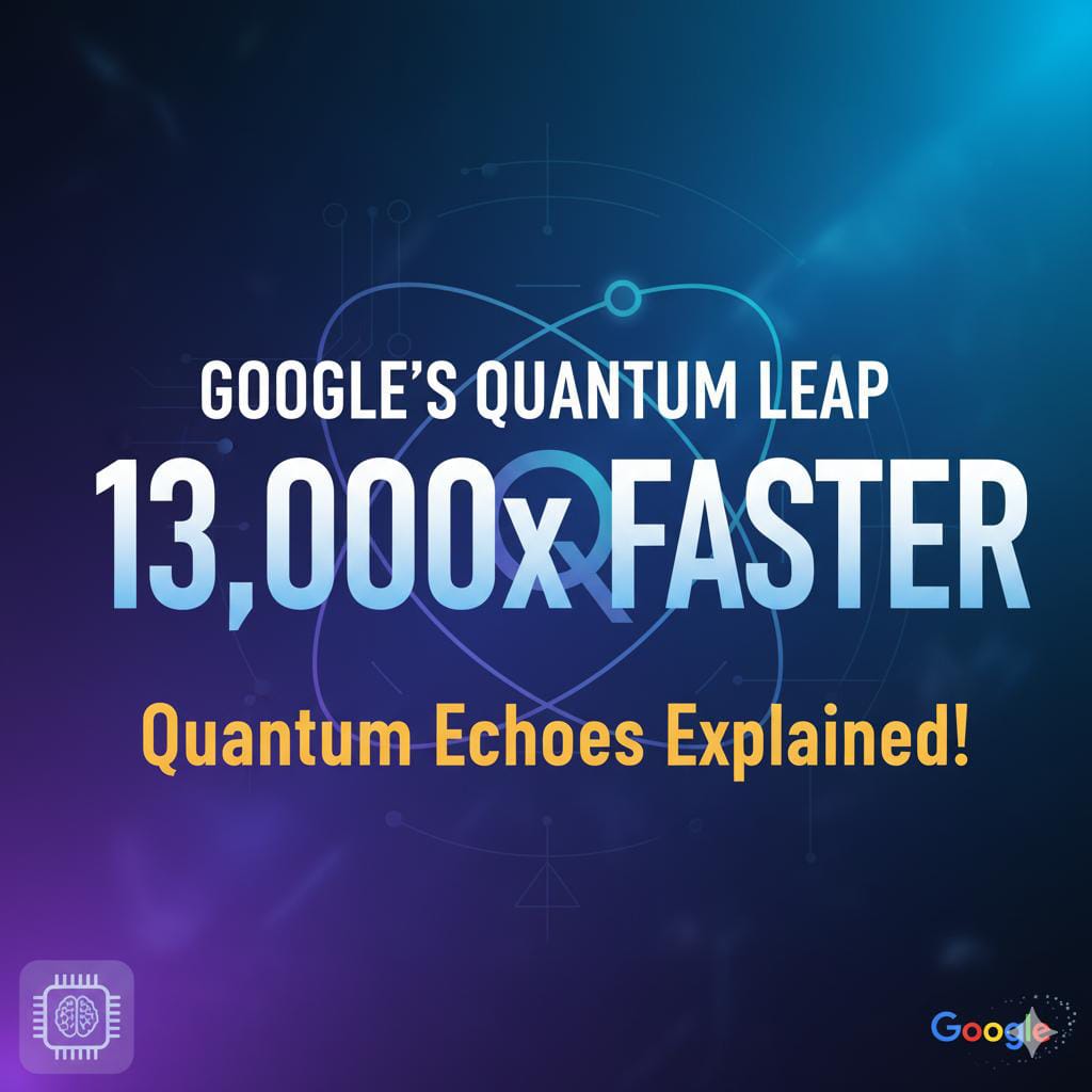 Quantum Leap: Google's 'Quantum Echoes' Algorithm Speeds Up Science
